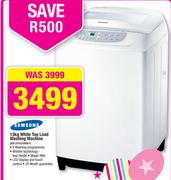 Samsung White Top Load Washing Machine WA13FSS2UWW/F