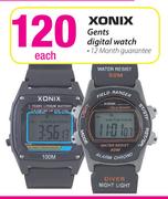 Xonix Gents Digital Watch-Each