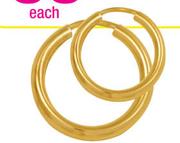 9ct Gold And Silver Single Earring-Each