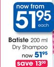 Batiste Dry Shampoo-200ml Each