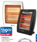 Safeway 2 - Bar Quartz Heater White Or Black-Each
