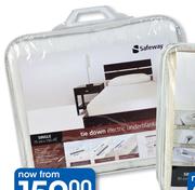 Safeway Tie Down Electric Single Underblanket