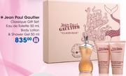 Jean Paul Gaultier Classique Gift Set Eau De Toilette 50ml, Body Lotion & Shower Gel 50ml