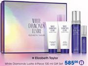 Elizabeth Taylor White Diamonds Lustre 4 Piece 100ml Gift Set