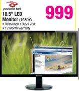 Packard Bell 18.5" LED Monitor 193DX