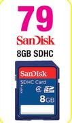Sandisk 8GB SDHC
