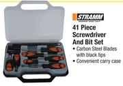Stramm 41 Piece Screwdriver And Bit Set