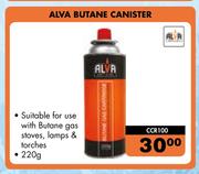 Alva Butane Canister CCR100