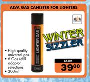 1Alva Gas Canister For Lighters BA105