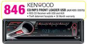 Kenwood CD/MP3 Front Loader USB AUX KDC-3357U