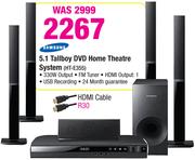 Samsung 5.1 Tallboy DVD Home Theatre System HT-E355