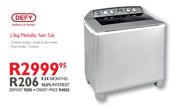 Defy 13kg Metallic Twin Tub