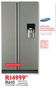 Samsung 660Ltr Metallic Side By Side Fridge with Water Dispenser