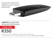 Linksys AE1200 N300 Wireless-N USB Adapter