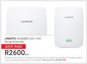 Linksys AE2500EE 2x2 11AC Range Extender-Each