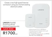 Linksys Plek500 Powerline Wired Network Expansion Kit-Each