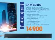 Samsung 48" UHD Curved LED TV 48JU6600 And Wireless TV Soundbar J250