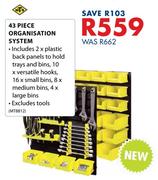 43 Piece Organisation System