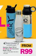 Discovery Adventures Stainless Steel 750ml Or 500ml Or Aluminium Bottle 750ml-Each