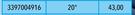 Bosch Eco Wiper Blades 20" 3397004916