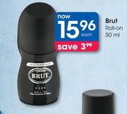 Brut Roll-On-50ml Each