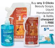 Clicks Beauty Soaps, Liquid Handwashes & Refills-Each