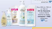 Oh So Heavenly Luxury Hand Washes & Refills 200ml,700ml Or 750ml-Each