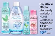 Oh So Heavenly Waterless Hand Cleaners-Each