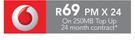 Vodacom Smart Tab 3G 7"-On 250MB Top Up