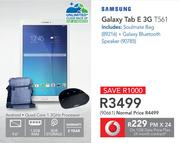 Samsung Galaxy Tab E 3G T561-On 1GB Data Price Plan