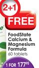 FoodState Calcium & Magnesium Formula-1x60 Tablets 