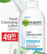 Garnier Fresh Cleansing Lotion-200ml Each