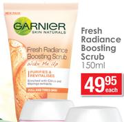 Garnier Fresh Radiance Boosting Scrub-150ml Each
