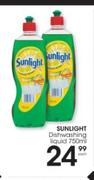 Sunlight Dishwashing Liquid-750ml Each