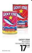Lucky Star Assorted Tinned Fish-400g Each