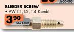 Bleeder Screw For VWT1/T2/T4 Kombi