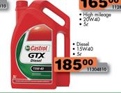 Castrol GTX Diesel Oil 15W40-5Ltr
