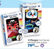 Playgro First Friends Gift Pack:Pink Or Blue Each