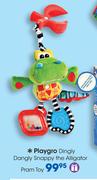 Playgro Dingly Dangly Snappy The Alligator Pram Toy