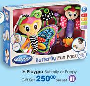 Playgro Butterfly Or Puppy Gift Set-Per Set