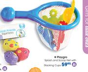 Playgro Splash And Scoop Net With Stacking Cups