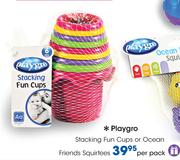 Playgro Stacking Fun Cups Or Ocean Friends Squirtees-Per Pack