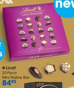 Lindt 20-Piece Mini Praline Box