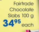 Anthon Berg Fairtrade Chocolate Slabs-100g Each