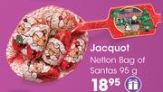 Jacquot Netlon Bag Of santas-95g
