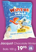  Jacquot Chocolate Winter Balls-100g