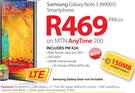 Samsung Galaxy Note 3(N9005) Smartphone-On MTN Any Time 200