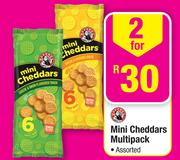 Bakers Mini Cheddars Multipack-2's