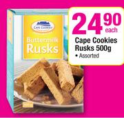 Cape Cookies Rusks-500gm