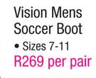 Olympic Vision Men Soccer Boot Size 7 To 11-Per Pair